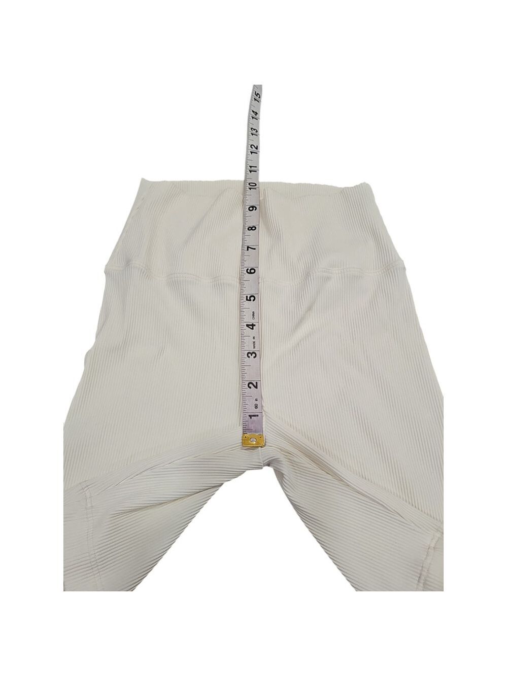 Koral Wonder High Rise Rib Biker Shorts Macadamia Sz S - Picture 5 of 8
